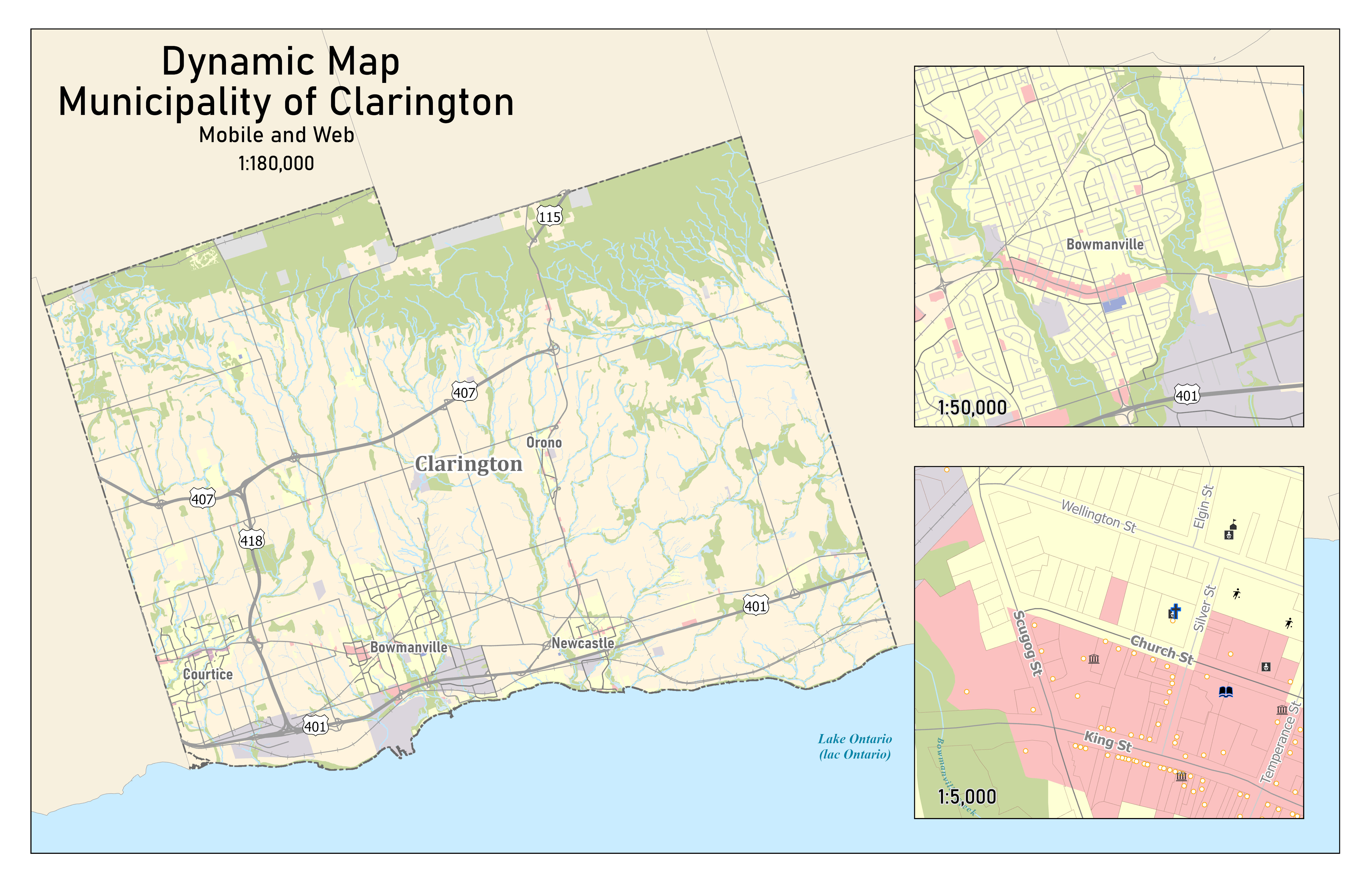 Dynamic Basemap of the Municipality of Clarington